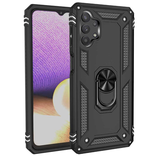 Outdoor Case für SAMSUNG GALAXY A32 5G TPU Hybrid Sergeant Armor Ring Hülle