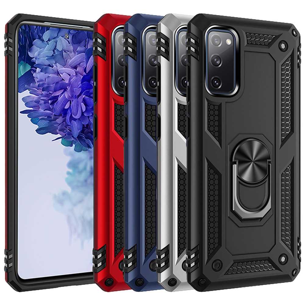 Outdoor Case für SAMSUNG GALAXY S20 FE TPU Hybrid Sergeant Armor Ring Hülle