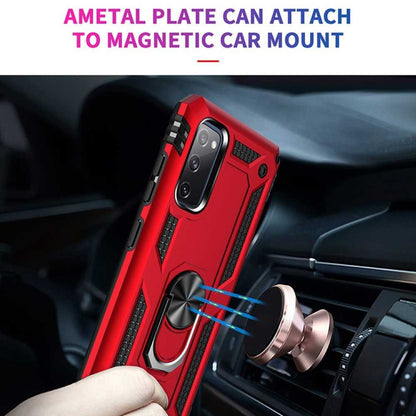 Outdoor Case für SAMSUNG GALAXY S20 FE TPU Hybrid Sergeant Armor Ring Hülle