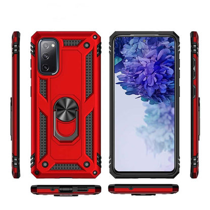 Outdoor Case für SAMSUNG GALAXY S20 FE TPU Hybrid Sergeant Armor Ring Hülle