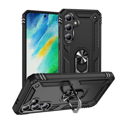 Outdoor Hülle für Samsung Galaxy S24 FE TPU PC Hybrid Sergeant Armor Schutzcover