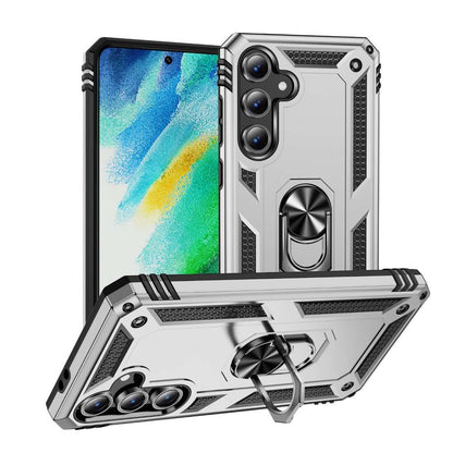 Outdoor Hülle für Samsung Galaxy S24 FE TPU PC Hybrid Sergeant Armor Schutzcover
