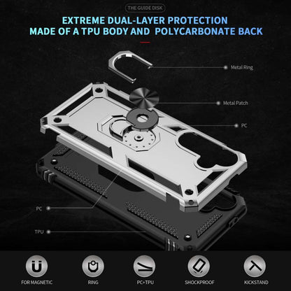 Outdoor Hülle für Samsung Galaxy S24 FE TPU PC Hybrid Sergeant Armor Schutzcover
