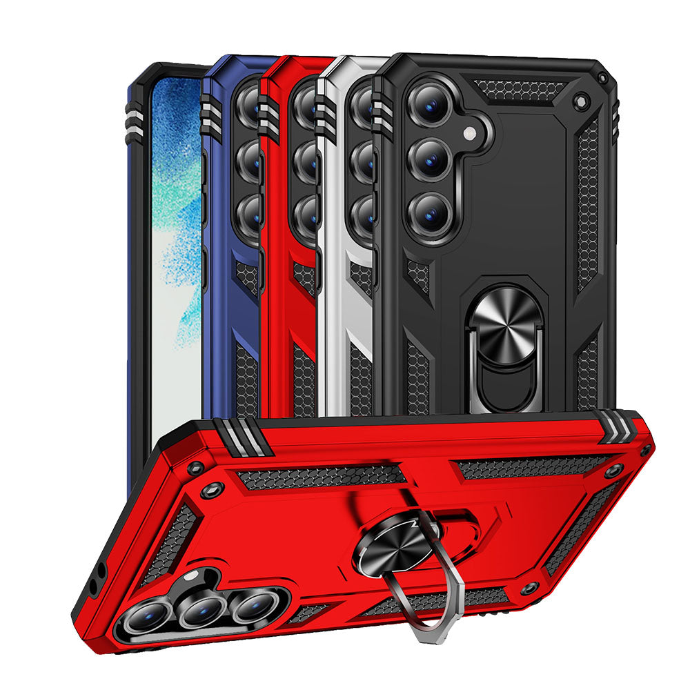 Outdoor Hülle für Samsung Galaxy S24 FE TPU PC Hybrid Sergeant Armor Schutzcover