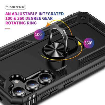 Outdoor Hülle für Samsung Galaxy S24 FE TPU PC Hybrid Sergeant Armor Schutzcover