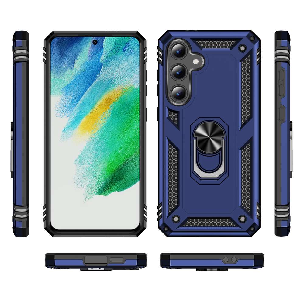 Outdoor Hülle für Samsung Galaxy S24 FE TPU PC Hybrid Sergeant Armor Schutzcover