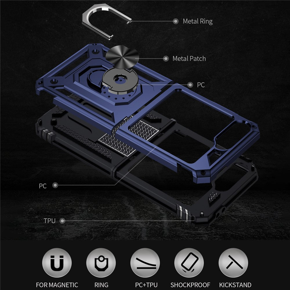 Outdoor Hülle für Samsung Galaxy Z Flip7 FE | Z Flip6 TPU Hybrid Sergeant Cover
