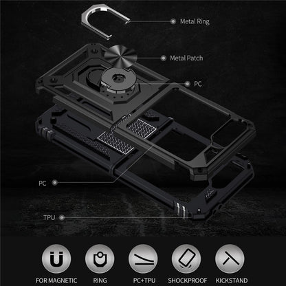 Outdoor Hülle für Samsung Galaxy Z Flip7 FE | Z Flip6 TPU Hybrid Sergeant Cover