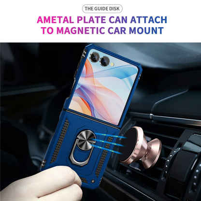 Outdoor Hülle für Samsung Galaxy Z Flip7 TPU PC Hybrid Sergeant Ring Cover Case
