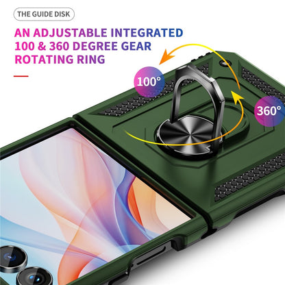 Outdoor Hülle für Samsung Galaxy Z Flip7 TPU PC Hybrid Sergeant Ring Cover Case