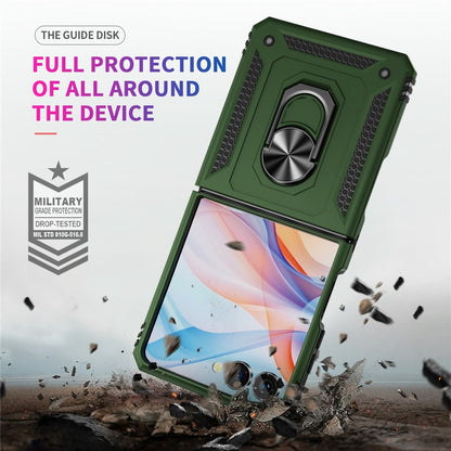 Outdoor Hülle für Samsung Galaxy Z Flip7 TPU PC Hybrid Sergeant Ring Cover Case