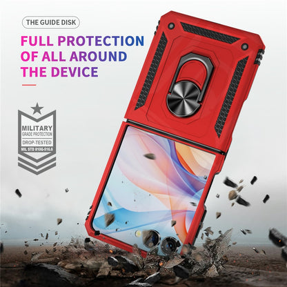 Outdoor Hülle für Samsung Galaxy Z Flip7 TPU PC Hybrid Sergeant Ring Cover Case