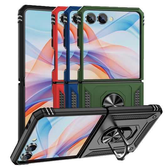 Outdoor Hülle für Samsung Galaxy Z Flip7 TPU PC Hybrid Sergeant Ring Cover Case