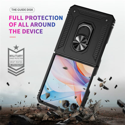 Outdoor Hülle für Samsung Galaxy Z Flip7 TPU PC Hybrid Sergeant Ring Cover Case