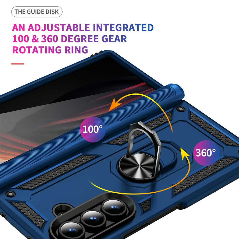Outdoor Hülle für Samsung Galaxy Z Fold7 TPU PC Hybrid Sergeant Ring Cover Case