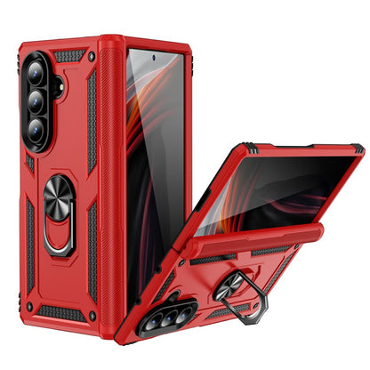 Outdoor Hülle für Samsung Galaxy Z Fold7 TPU PC Hybrid Sergeant Ring Cover Case