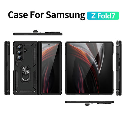 Outdoor Hülle für Samsung Galaxy Z Fold7 TPU PC Hybrid Sergeant Ring Cover Case