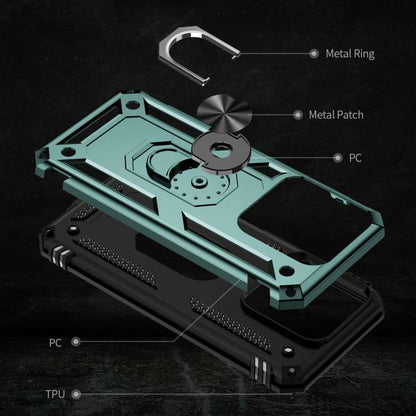 Outdoor Hülle für Xiaomi 14 TPU PC Hybrid Sergeant Armor Ring Schutzcover Case