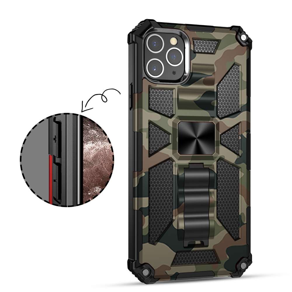 Outdoor Hülle für Apple iPhone 12 | 12 PRO Camouflage Shockproof PC Schutzcover