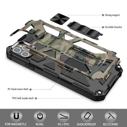 Outdoor Hülle für Apple iPhone 12 | 12 PRO Camouflage Shockproof PC Schutzcover