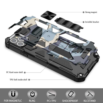Outdoor Hülle für Apple iPhone 11 Camouflage Shockproof Schutz Cover Armor Kick