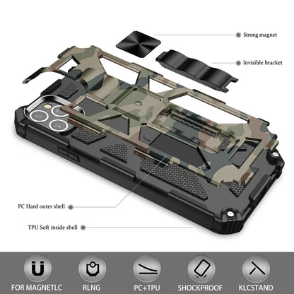 Outdoor Hülle für Apple iPhone 11 PRO MAX Camouflage Shockproof PC Schutzcover