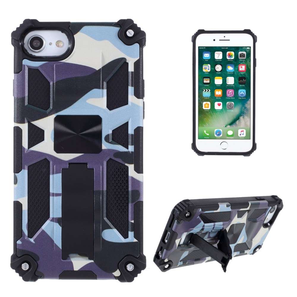 Outdoor Hülle für Apple iPhone SE 2020 2022 Camouflage Shockproof PC Schutzcover