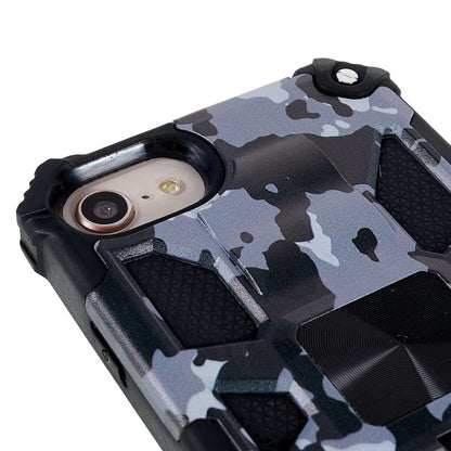 Outdoor Hülle für Apple iPhone SE 2020 2022 Camouflage Shockproof PC Schutzcover