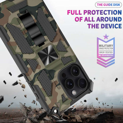 Outdoor Hülle für Apple iPhone 16 PRO MAX Camouflage Shockproof PC Schutzcover