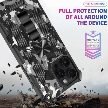 Outdoor Hülle für Apple iPhone 16 PRO Camouflage Shockproof Schutz Armor Cover