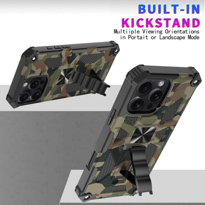 Outdoor Hülle für Apple iPhone 16 PRO Camouflage Shockproof Schutz Armor Cover