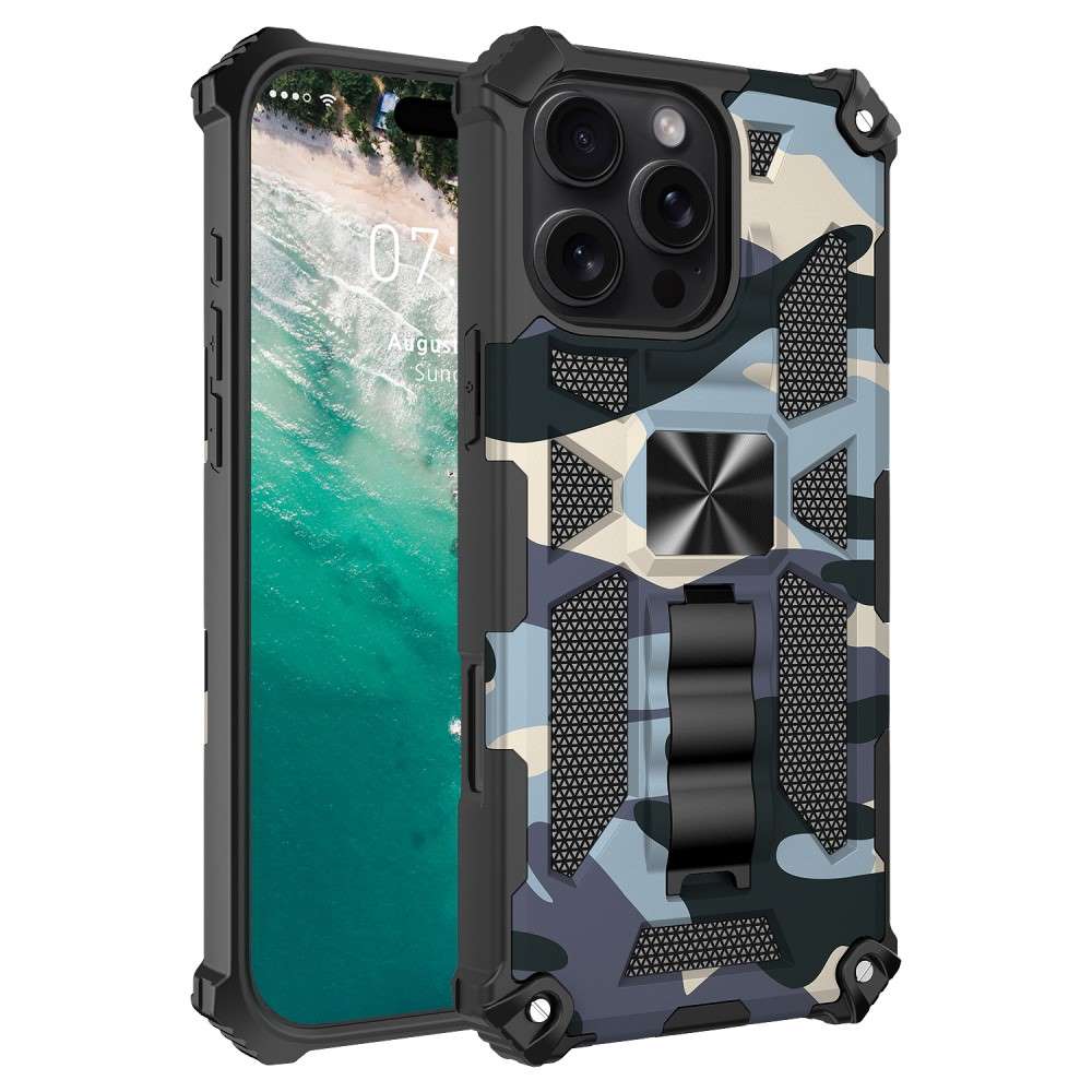 Outdoor Hülle für Apple iPhone 16 PRO Camouflage Shockproof Schutz Armor Cover