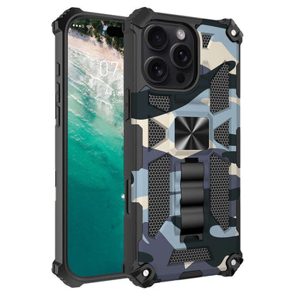 Outdoor Hülle für Apple iPhone 16 PRO Camouflage Shockproof Schutz Armor Cover