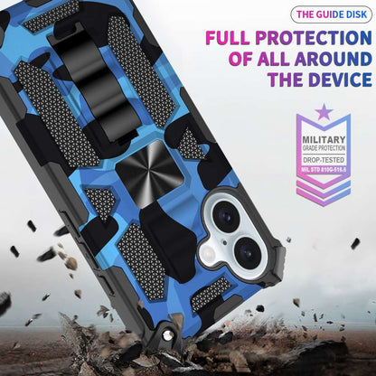 Outdoor Hülle für Apple iPhone 16 PLUS Camouflage Shockproof Schutz Armor Cover