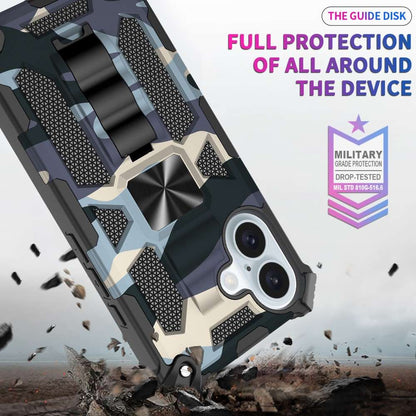 Outdoor Hülle für Apple iPhone 16 PLUS Camouflage Shockproof Schutz Armor Cover