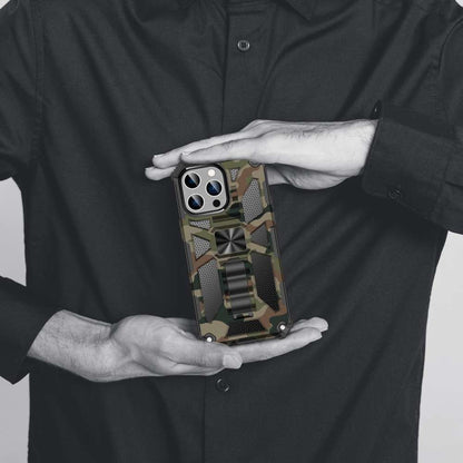 Outdoor Hülle für Apple iPhone 15 PRO Camouflage Shockproof Schutz Armor Cover