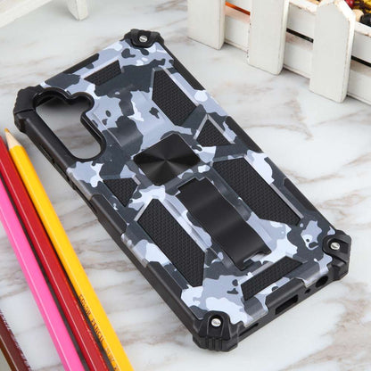 Outdoor Hülle für Samsung Galaxy A15 Camouflage Shockproof Schutz Armor Cover