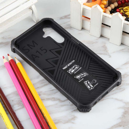 Outdoor Hülle für Samsung Galaxy A15 Camouflage Shockproof Schutz Armor Cover