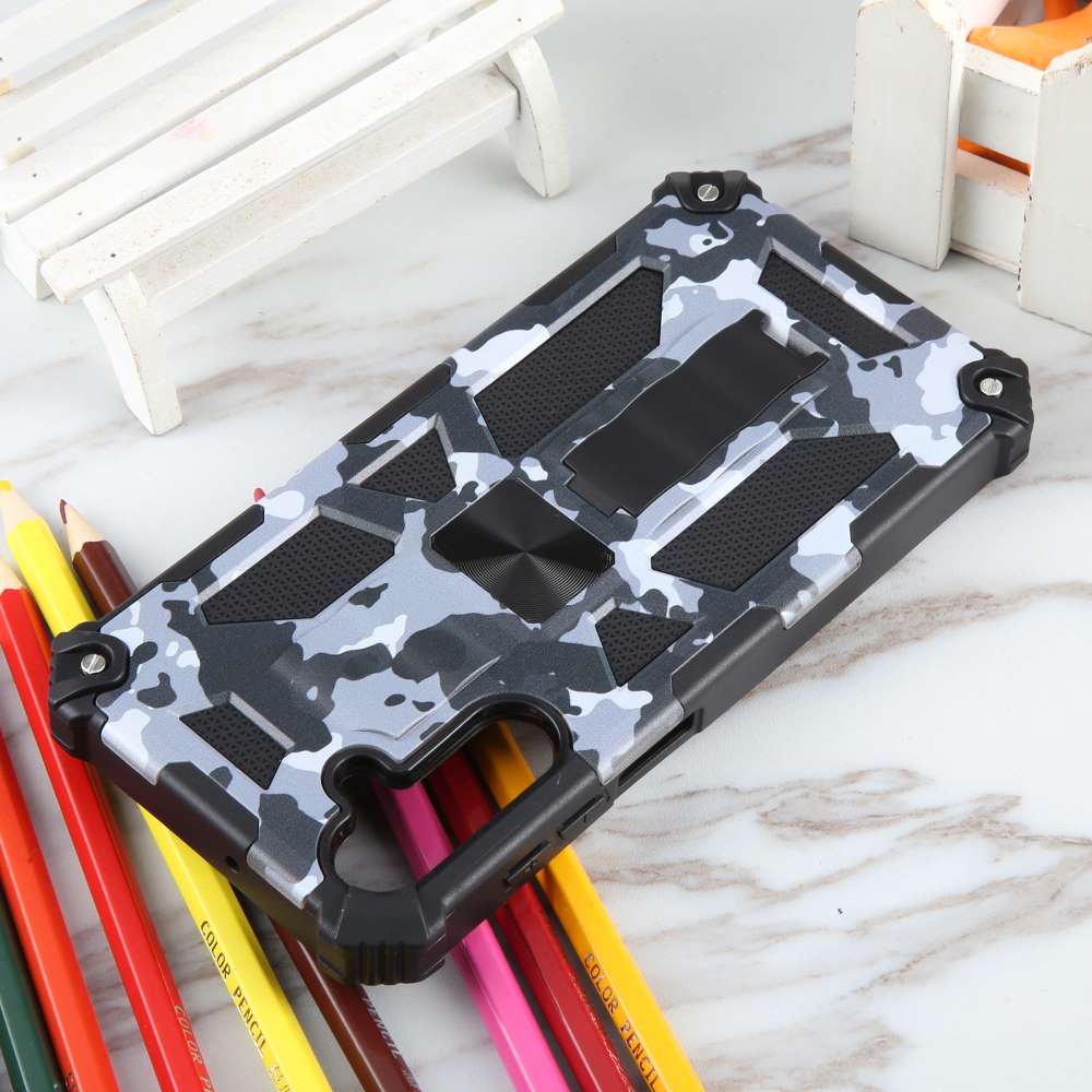 Outdoor Hülle für Samsung Galaxy A15 Camouflage Shockproof Schutz Armor Cover