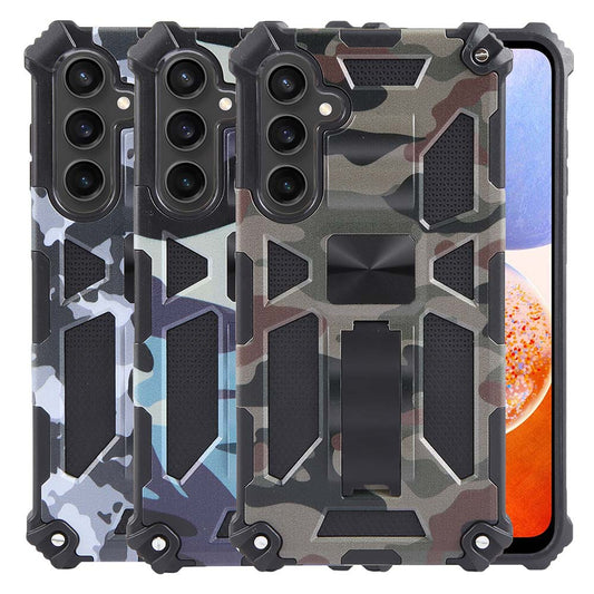 Outdoor Hülle für Samsung Galaxy A15 Camouflage Shockproof Schutz Armor Cover