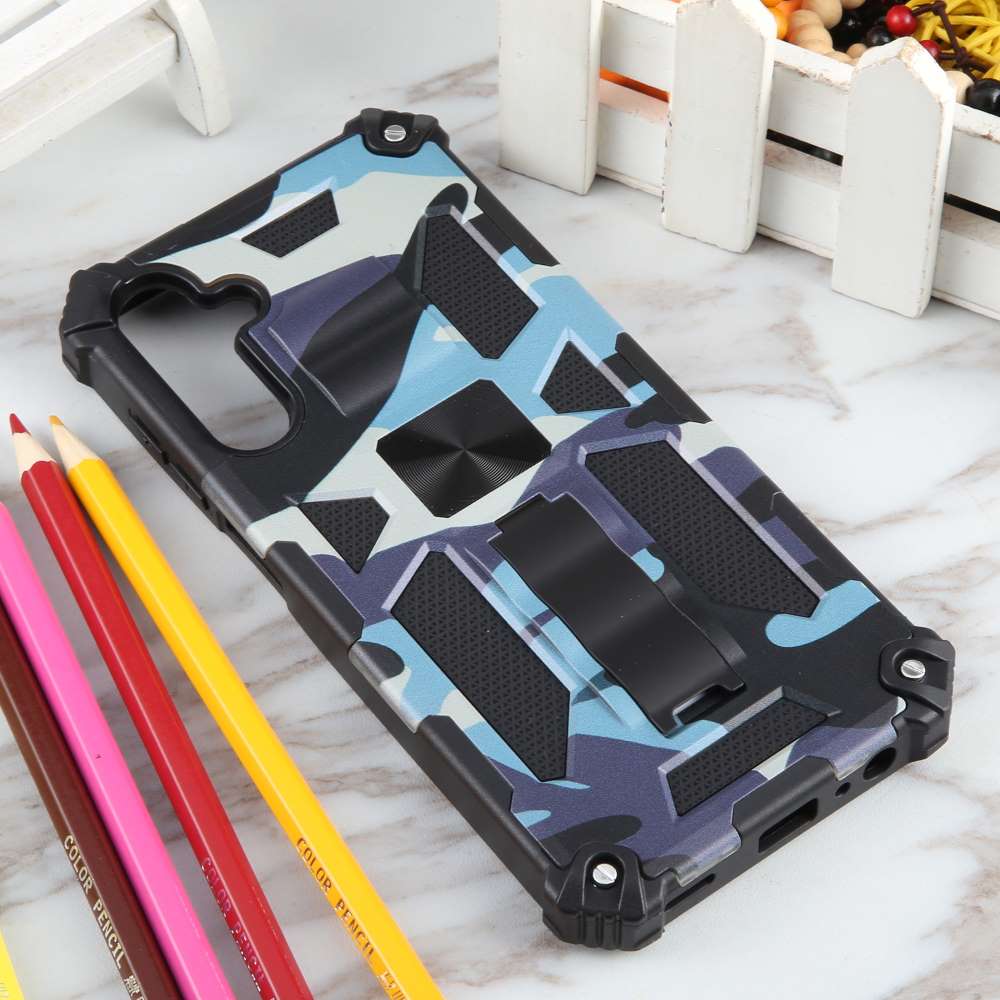 Outdoor Hülle für Samsung Galaxy A15 Camouflage Shockproof Schutz Armor Cover