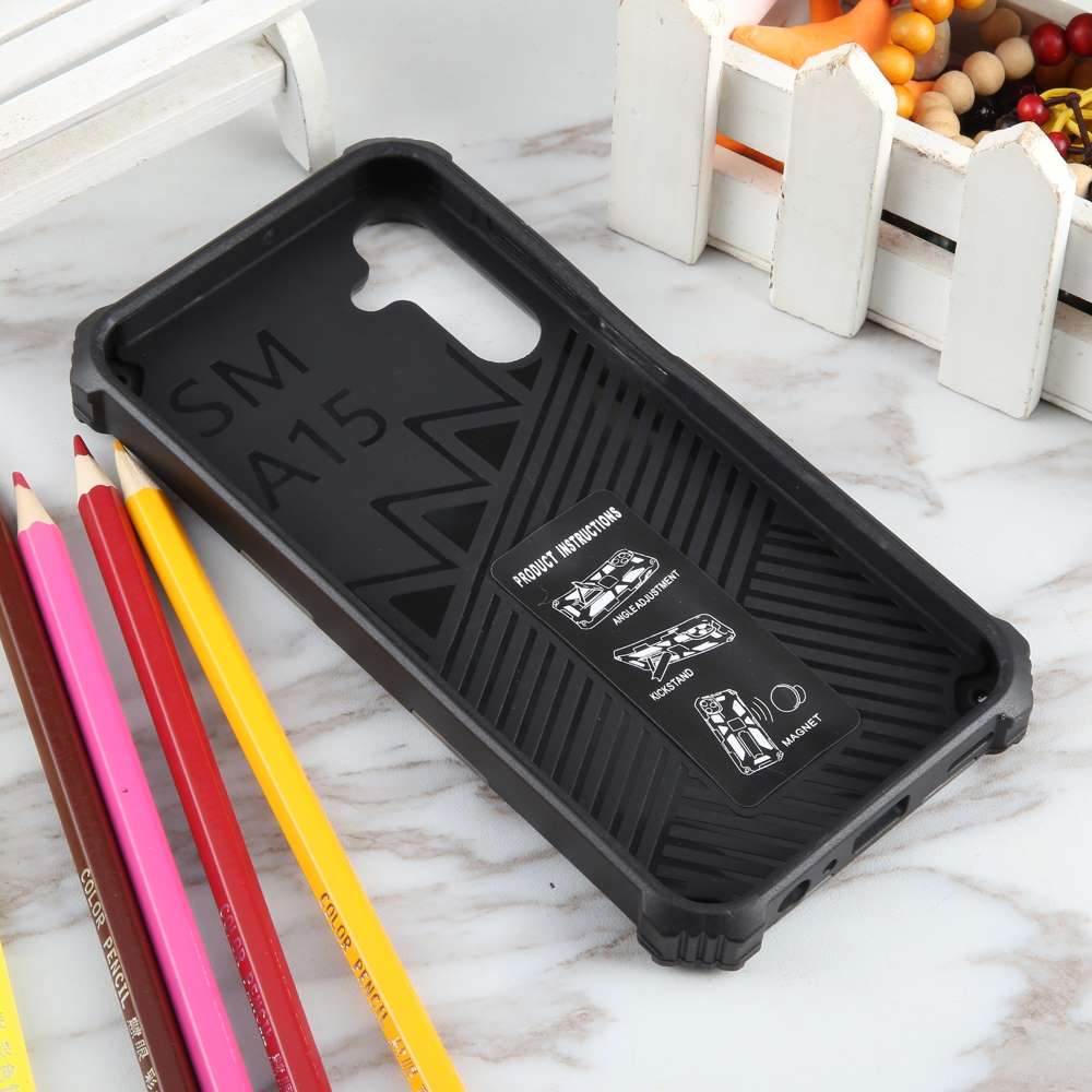 Outdoor Hülle für Samsung Galaxy A15 Camouflage Shockproof Schutz Armor Cover
