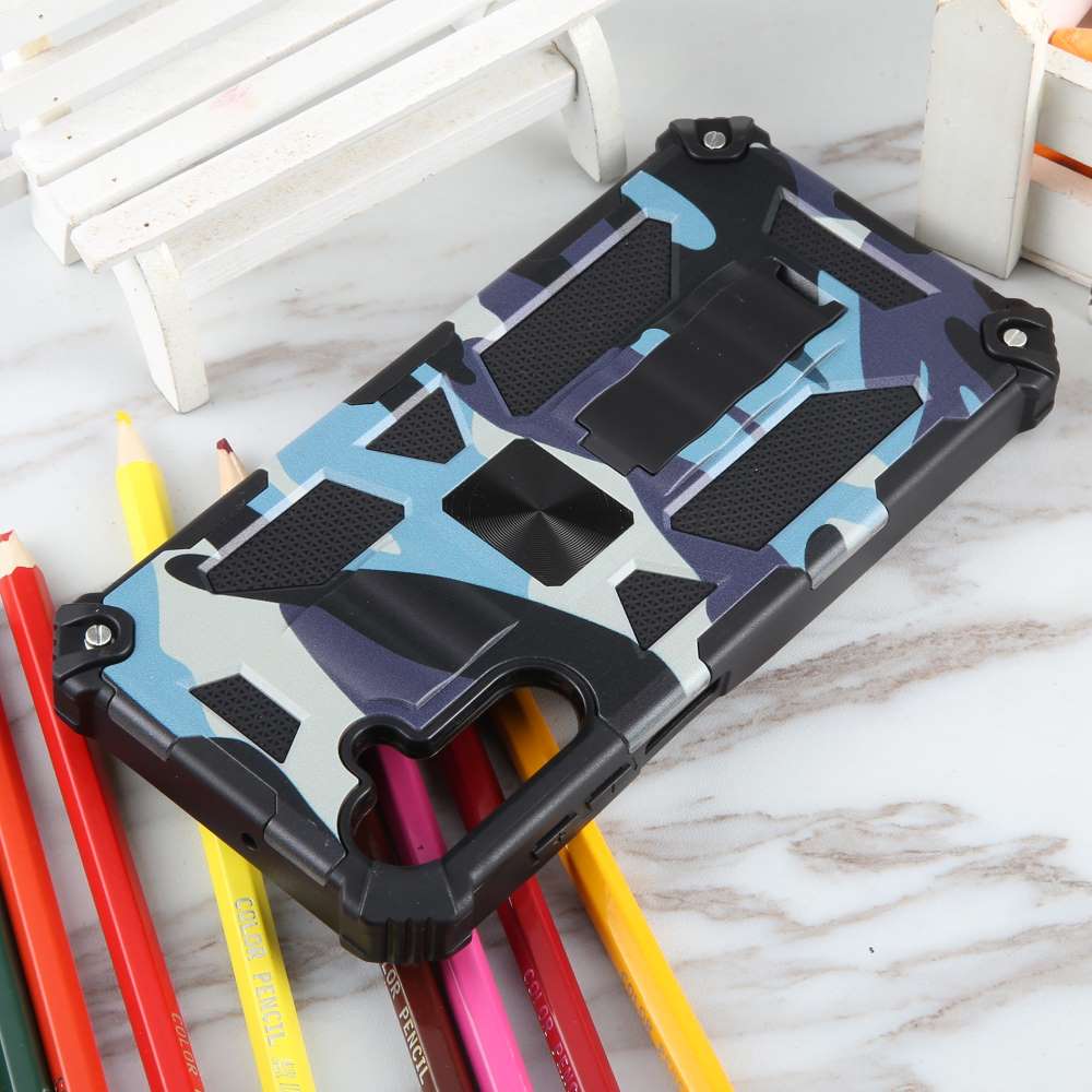 Outdoor Hülle für Samsung Galaxy A15 Camouflage Shockproof Schutz Armor Cover