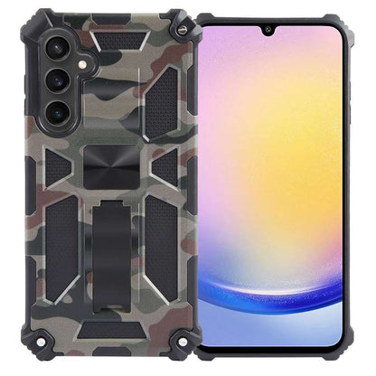 Outdoor Hülle für Samsung Galaxy A25 Camouflage Shockproof Schutz Armor Cover