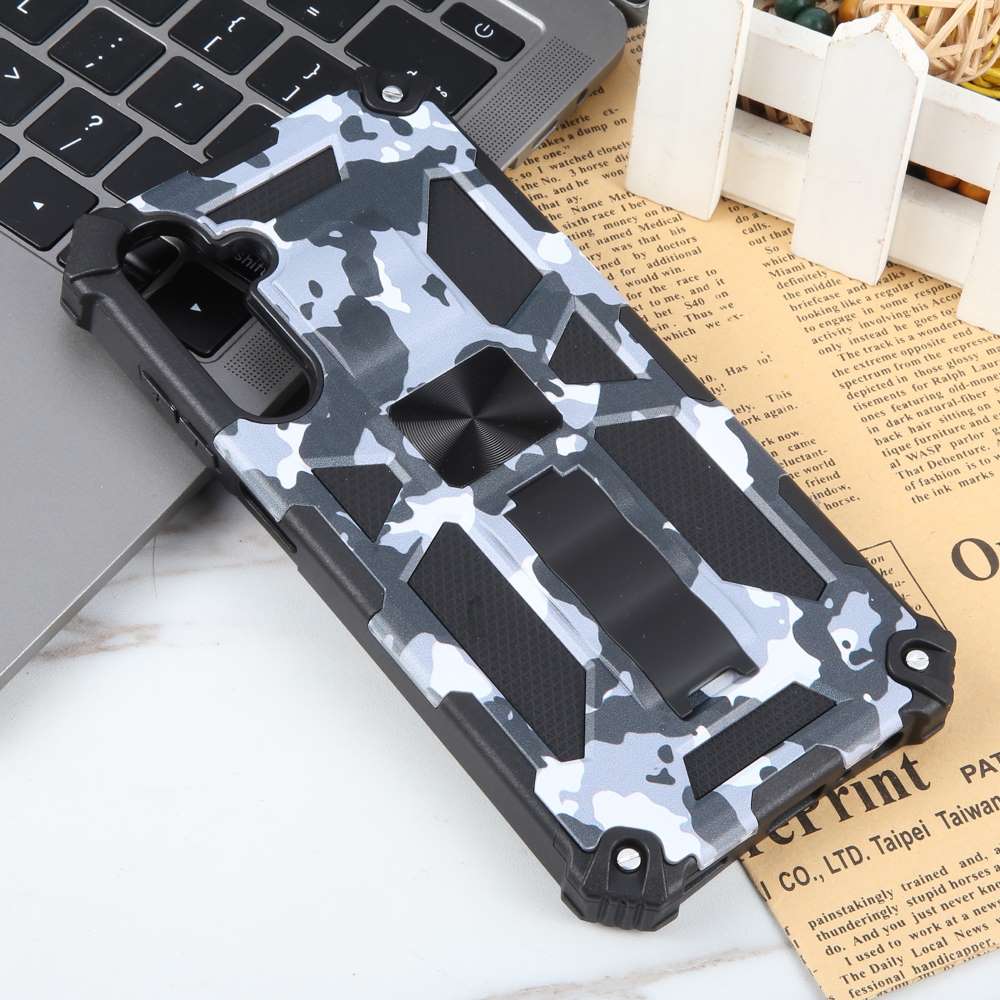 Outdoor Hülle für Samsung Galaxy A25 Camouflage Shockproof Schutz Armor Cover