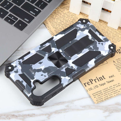 Outdoor Hülle für Samsung Galaxy A25 Camouflage Shockproof Schutz Armor Cover