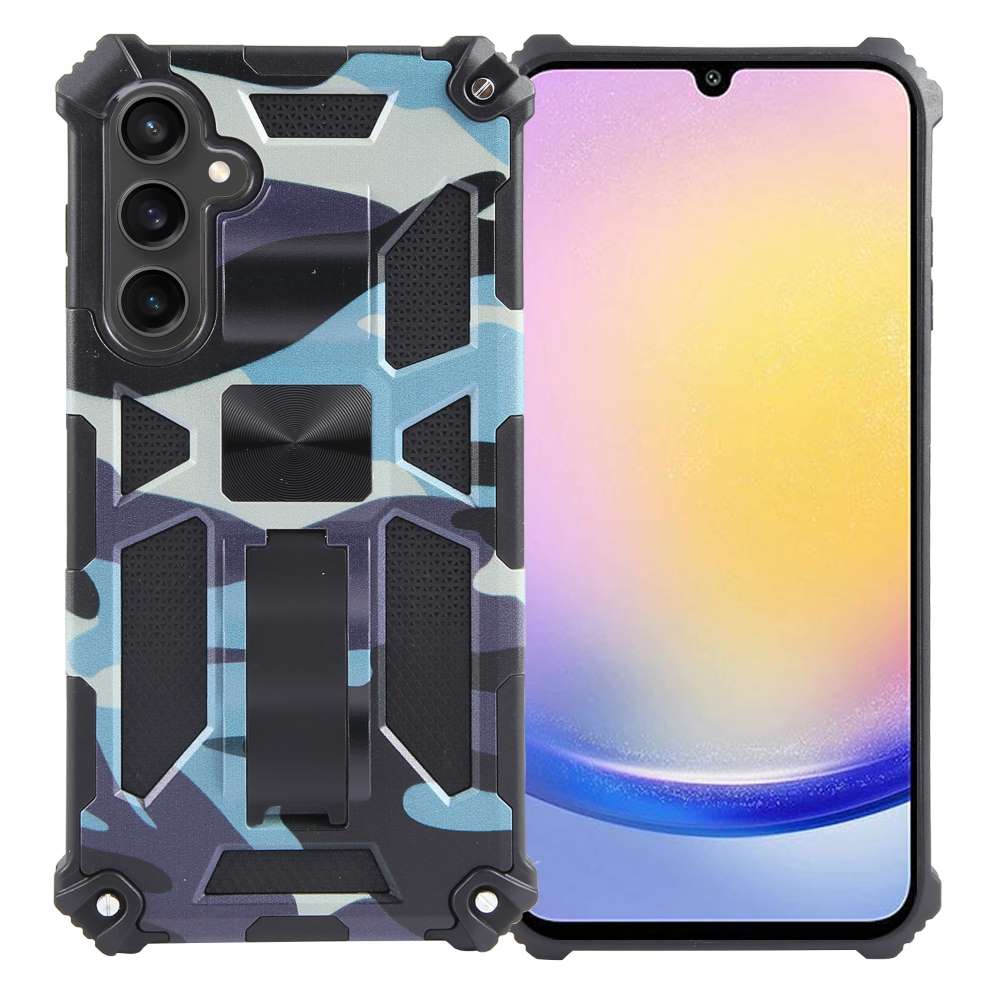 Outdoor Hülle für Samsung Galaxy A25 Camouflage Shockproof Schutz Armor Cover