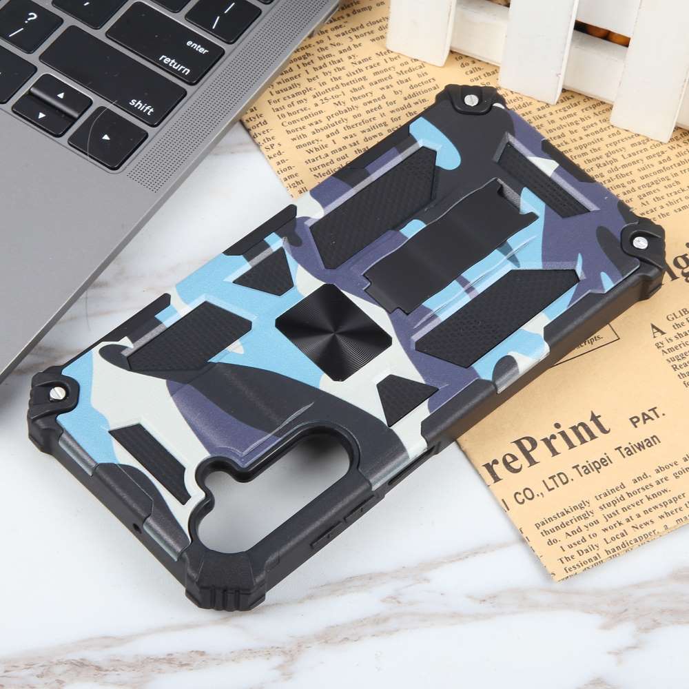 Outdoor Hülle für Samsung Galaxy A25 Camouflage Shockproof Schutz Armor Cover