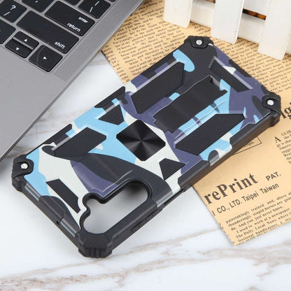 Outdoor Hülle für Samsung Galaxy A25 Camouflage Shockproof Schutz Armor Cover