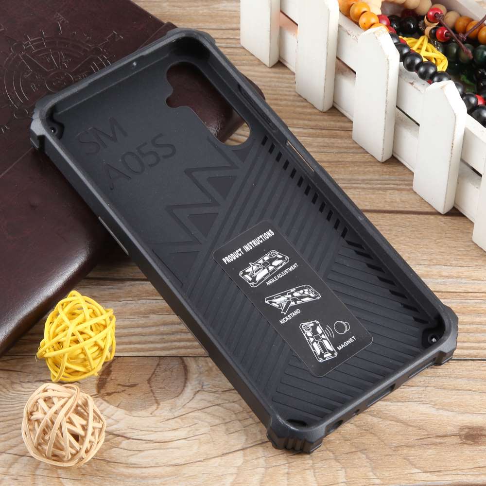 Outdoor Hülle für Samsung Galaxy A05s Camouflage Shockproof Schutz Armor Cover